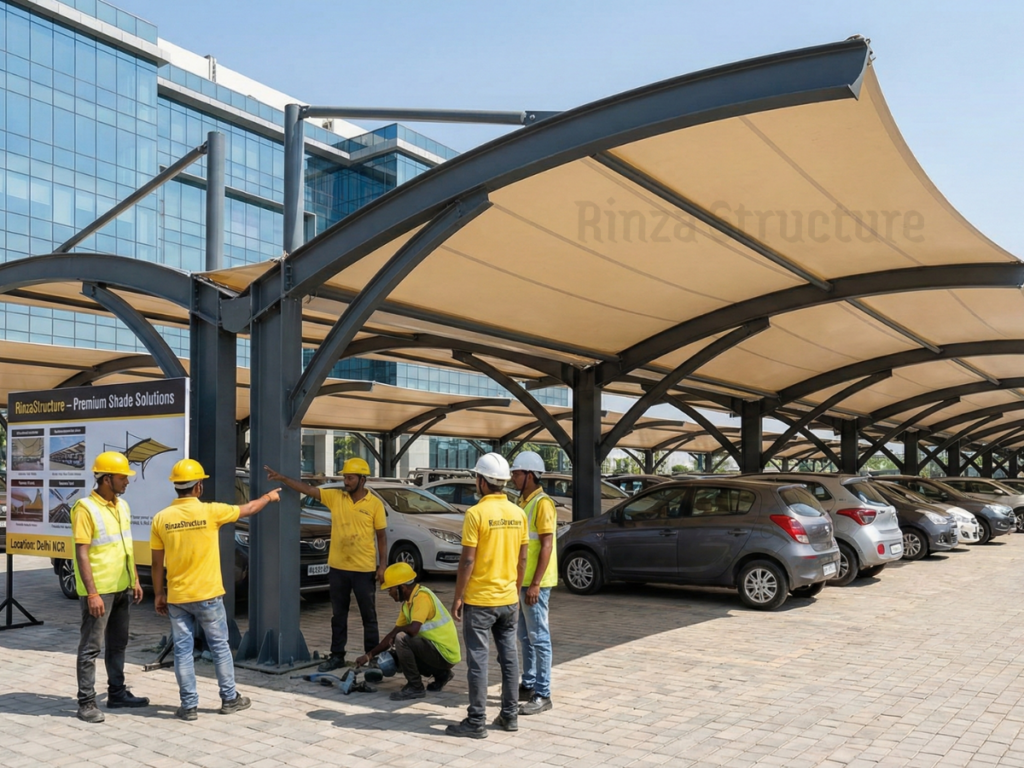 Rinza Stucture shades Parking